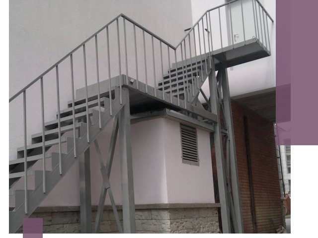 Монтаж пожарных лестниц под ключ в Орске с гарантией качества