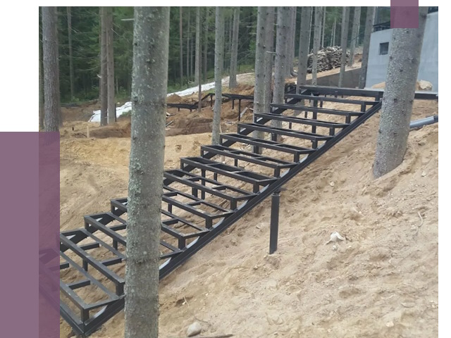 Монтаж металлических лестниц в Орске от 13701 руб. 