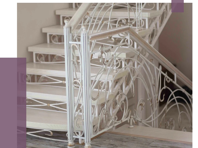 Изготовление кованых лестниц на заказ в Орске от 87890 руб. | ПРОЛЁТ-Рск