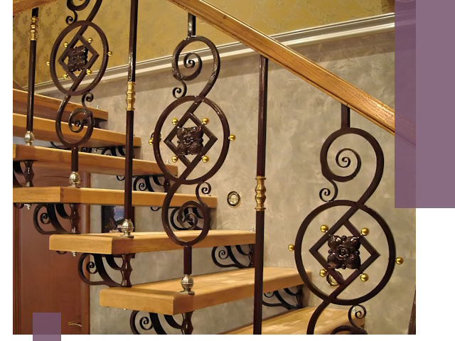 Изготовление кованых лестниц под ключ в Орске