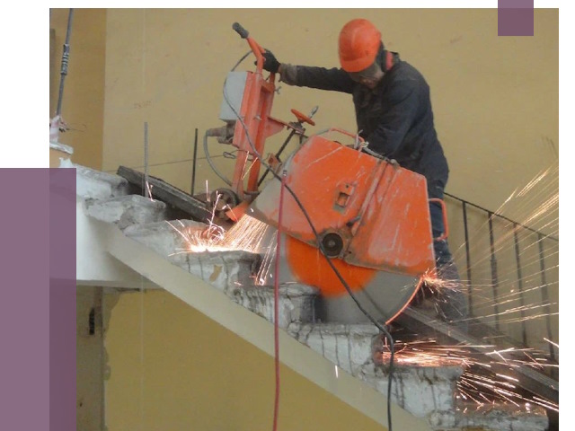 Демонтаж бетонных лестниц в Орске от 4653 руб. за м2 | ПРОЛЁТ-Рск