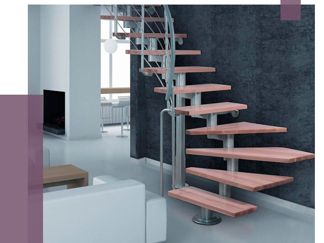 Модульные лестницы в Орске от 17061 руб. — купить в ПРОЛЁТ-Рск