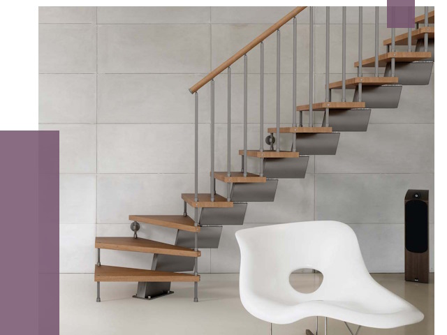 Монтаж модульных лестниц в Орске от 6411 руб. 