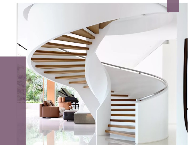 Винтовые лестницы в Орске под ключ от 49115 руб. | ПРОЛЁТ-Рск