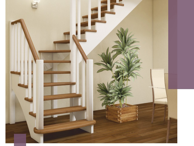 Г-образные лестницы под ключ в Орске — изготовление и монтаж