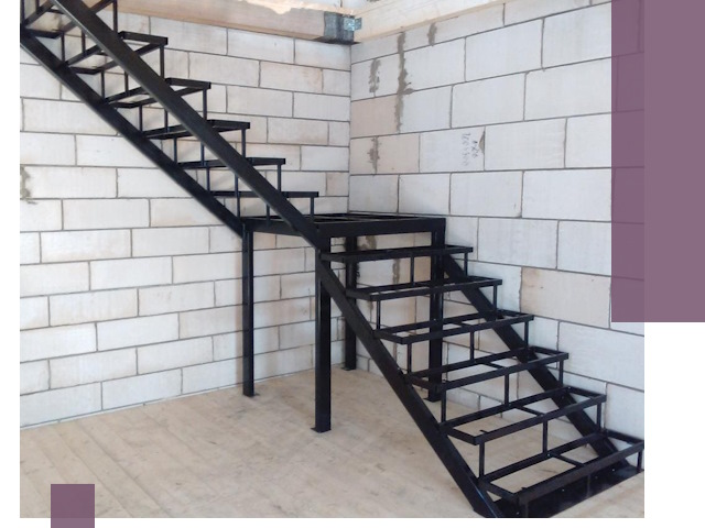 Лестницы на металлокаркасе под ключ в Орске — изготовление и монтаж