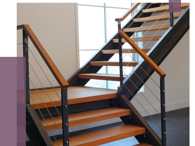 Изготовление лестниц на металлокаркасе в Орске от 19129 руб. | ПРОЛЁТ-Рск