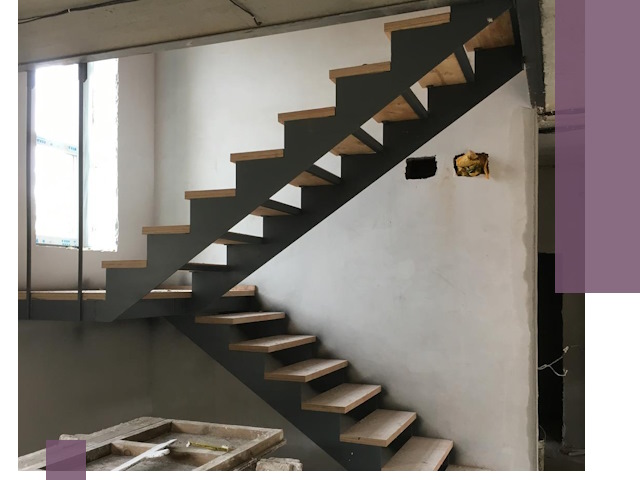 Изготовление лестниц на металлокаркасе в Орске от производителя