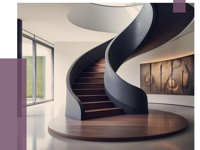 Элитные лестницы под заказ в Орске от 191290 руб. — ПРОЛЁТ-Рск