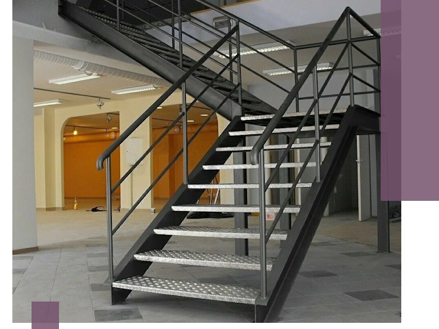 Лестницы для офиса в Орске: изготовление, монтаж, демонтаж