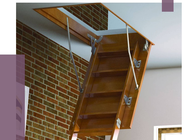 Установка чердачной лестницы в Орске от 7910 руб. | ПРОЛЁТ-Рск