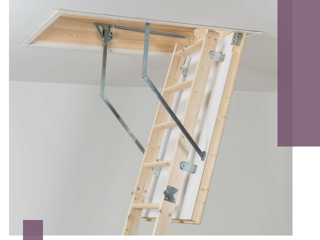 Установка чердачной лестницы под ключ в Орске