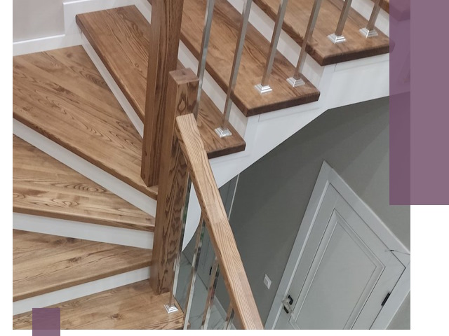 Обшивка металлических лестниц под ключ в Орске