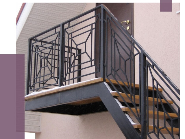Металлические перила в Орске от 4343 руб.  | ПРОЛЁТ-Рск