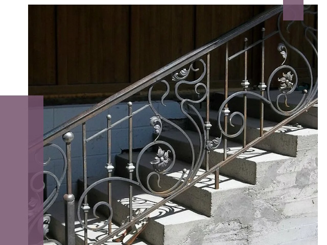 Кованые перила в Орске от 8789 руб. под ключ — качество от ПРОЛЁТ-Рск
