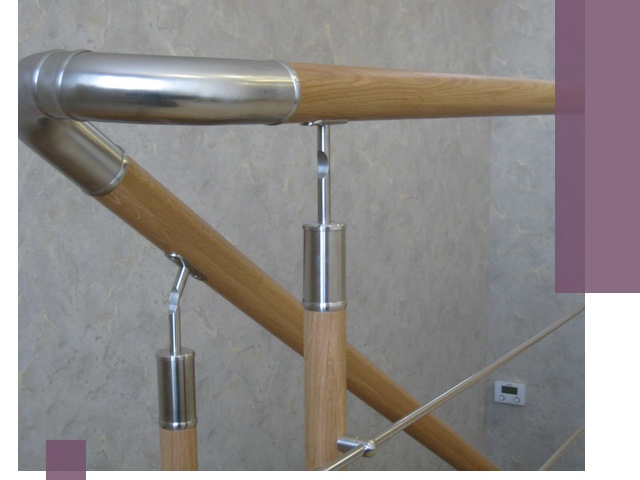 Комбинированные перила на заказ в Орске — монтаж и производство