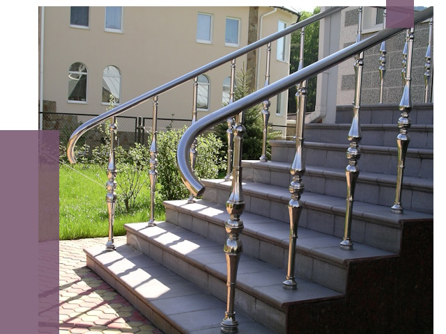 Перила для крыльца в Орске от 10857 руб. — монтаж ПРОЛЁТ-Рск