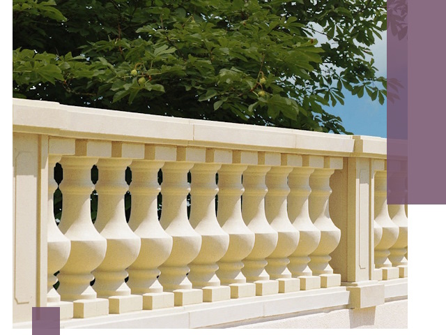 Установка балюстрады в Орске: изготовление и монтаж под ключ