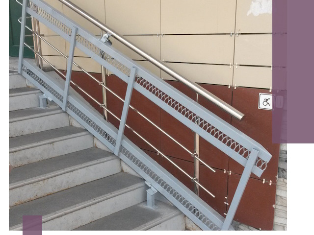 Изготовление откидных пандусов под ключ в Орске