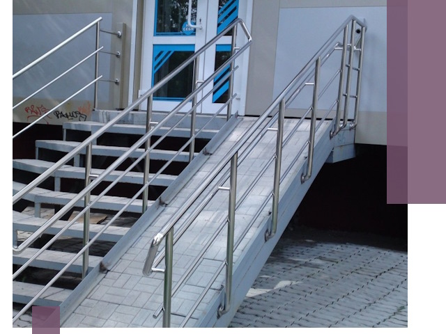 Пандус на крыльцо под ключ в Орске: монтаж и изготовление