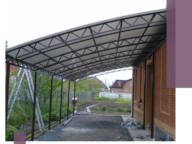 Профессиональный монтаж навесов под ключ в Орске