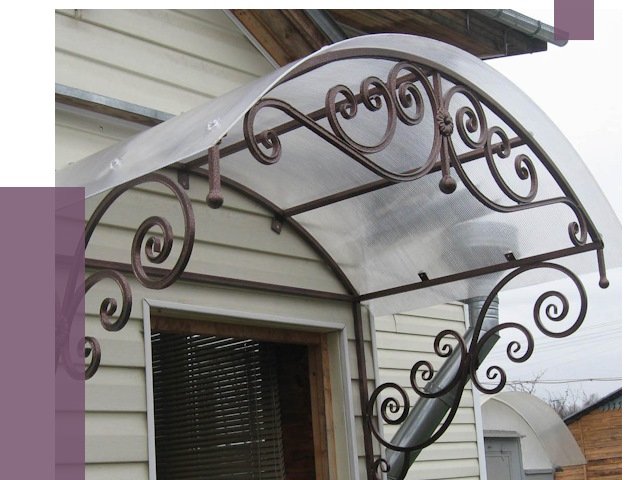 Изготовление козырьков в Орске от 7445 руб. — заказать | ПРОЛЁТ-Рск