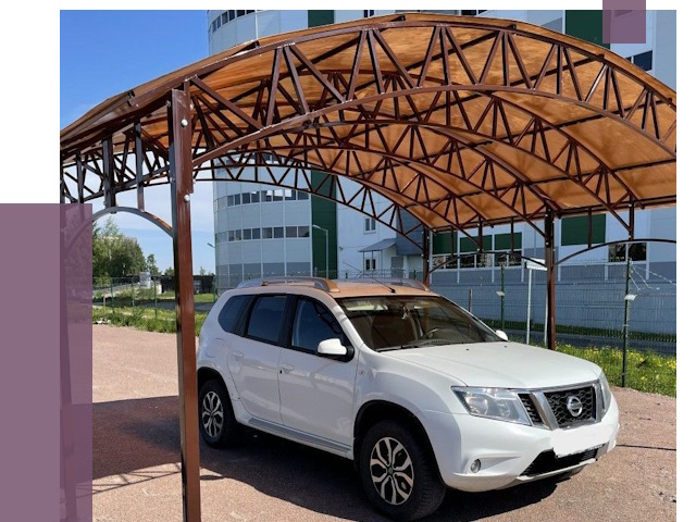 Недорогие навесы в Орске от 43428 руб.  | ПРОЛЁТ-Рск