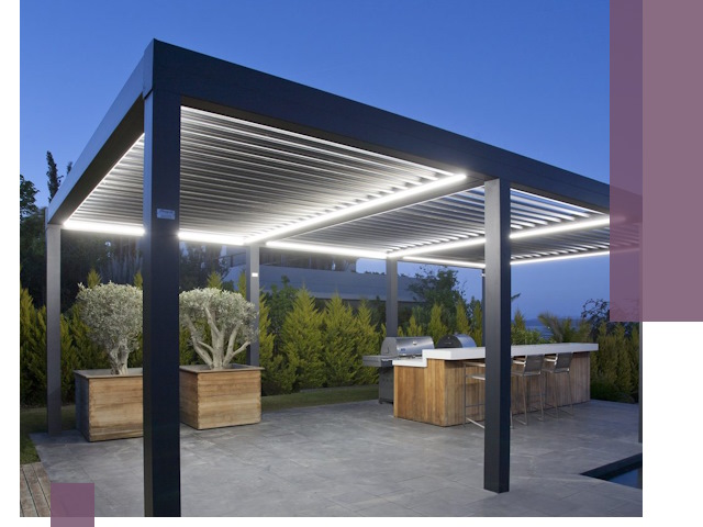 Навесы отдельно стоящие под ключ в Орске из металла и поликарбоната