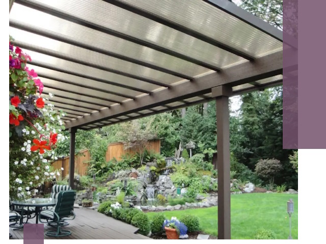 Навесы из поликарбоната под ключ в Орске быстро и надёжно