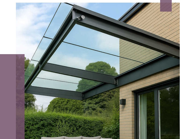 Стеклянные навесы и козырьки в Орске от 12408 руб.