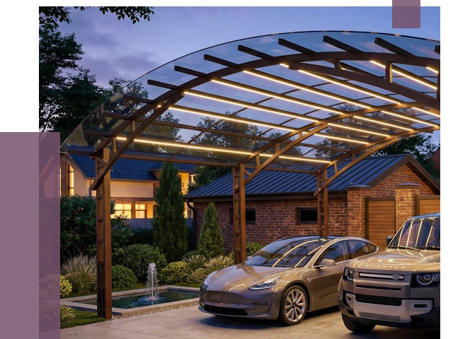 Металлические навесы в Орске от 12822 руб. под ключ — ПРОЛЁТ-Рск