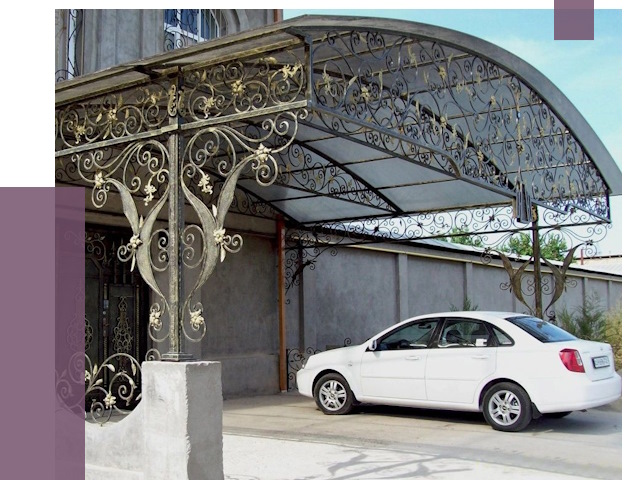 Кованые навесы в Орске от 14735 руб. | ПРОЛЁТ-Рск