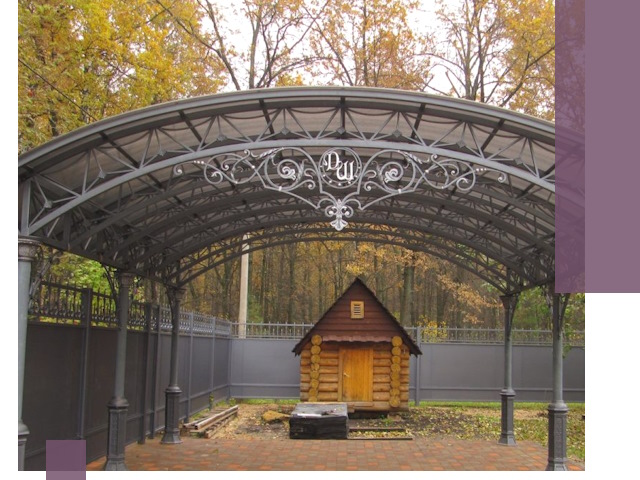 Кованые навесы премиум-класса под заказ в Орске