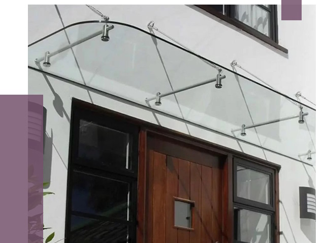 Стеклянные козырьки в Орске от 19129 руб. | ПРОЛЁТ-Рск