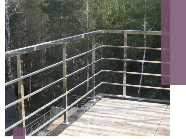 Парапеты из нержавеющей стали в Орске — изготовление и монтаж