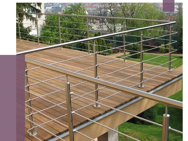 Алюминиевые парапеты в Орске под ключ от 7858 руб. 