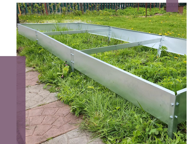 Металлические бордюры для грядок в Орске от 1810 руб. 