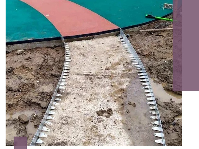 Металлические бордюры для дорожек в Орске — монтаж и изготовление