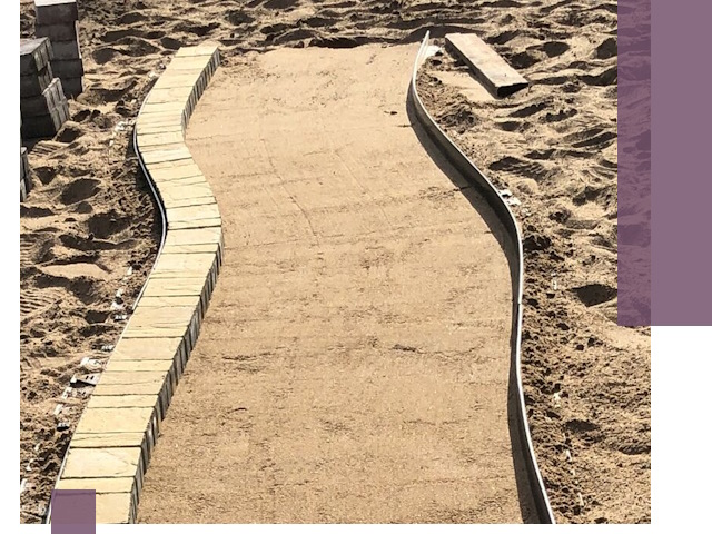 Металлические бордюры для тротуаров в Орске — прочные и долговечные