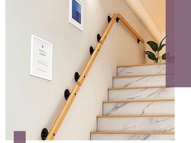 Поручни металлические и деревянные под ключ в Орске