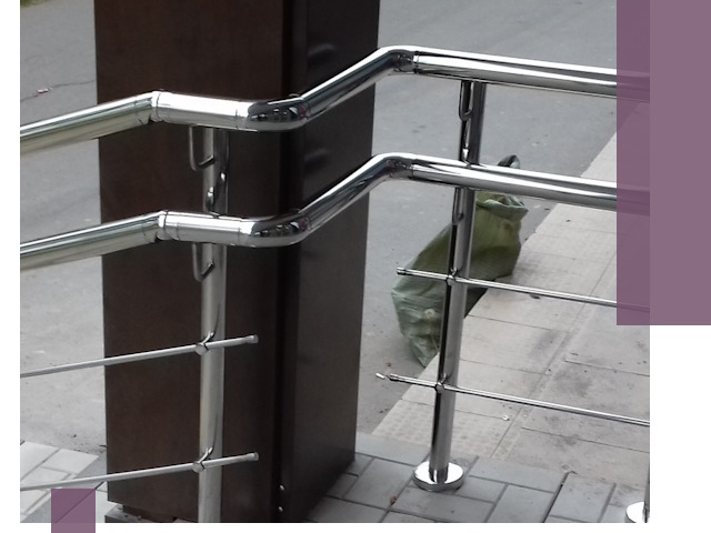 Монтаж поручней из нержавеющей стали в Орске качественно и быстро